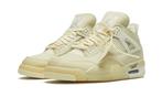 Nike Air jordan 4 Retro off white Sail pointure : 45, Enlèvement ou Envoi, Neuf, Chaussures
