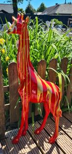 Polyester giraf 1m hoog, Ophalen, Nieuw, Kunststof, Dierenbeeld