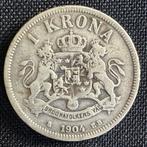 Noorwegen - 1 Krone 1904 - KM 760 - F+ - 108, Postzegels en Munten, Munten | Europa | Niet-Euromunten, Zilver, Ophalen of Verzenden