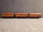 NMBS SNCB Märklin HO Gkklms | Set van 3 Colli Wagons |, Hobby en Vrije tijd, Wisselstroom, Treinset, Ophalen of Verzenden, Zo goed als nieuw