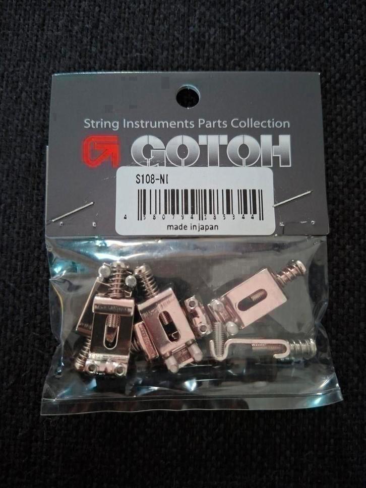 Splinternieuwe Gotoh steel saddles 10,8mm, Muziek en Instrumenten, Instrumenten | Onderdelen, Nieuw, Elektrische gitaar, Ophalen of Verzenden