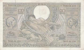 100 FRANK BELGIE  1941, Ophalen of Verzenden, Los biljet