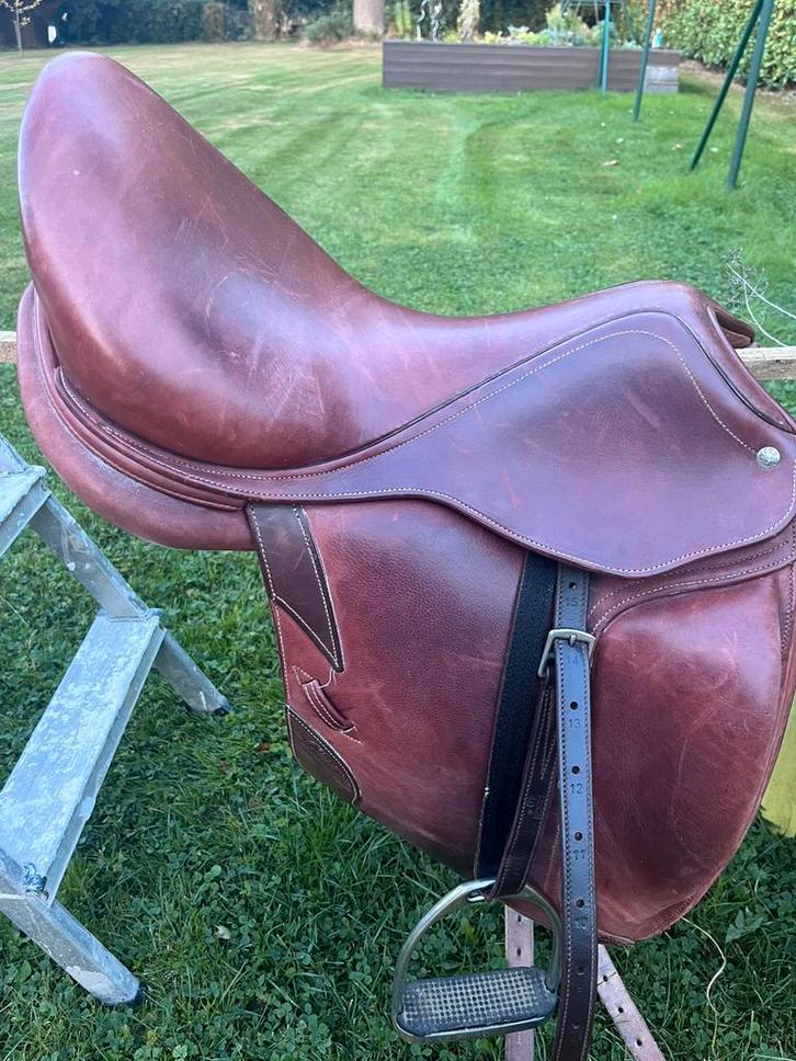 Selle CWD 17.5, Dieren en Toebehoren, Paarden en Pony's | Zadels, Zo goed als nieuw, Dressuur, Ophalen