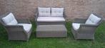 Buiten salon rotan, Tuin en Terras, Ophalen, 4 zitplaatsen, Gebruikt, Rotan