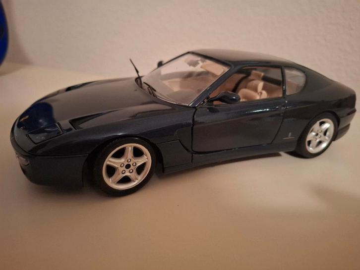 Ferrari 456 GT 1/15, Hobby & Loisirs créatifs, Voitures miniatures | 1:18, Comme neuf, Voiture, Burago, Enlèvement