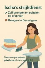 ischa’s strijkdienst, Horaire variable, Premier Emploi, Autres formes, Convient comme travail d'appoint