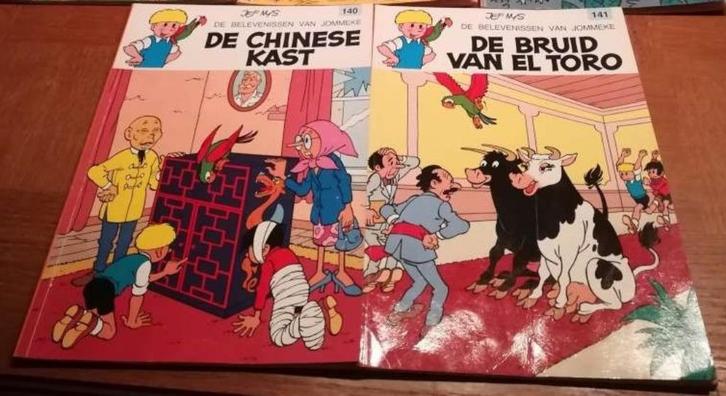 Strips Jommeke, Boeken, Stripverhalen, Gelezen, Meerdere stripboeken, Ophalen of Verzenden