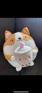 Grande peluche avec bubble tea, Verzamelen, Beren en Cherished Teddies, Ophalen of Verzenden, Zo goed als nieuw, Stoffen beer