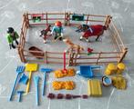 playmobil paarden in bruine hekken, Ophalen of Verzenden, Gebruikt