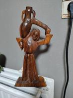 Imposant olijfhouten sculptuur, Ophalen of Verzenden