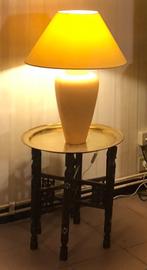 Moorse theetafel – gegraveerd blad en sokkel met parelmoer, Ophalen