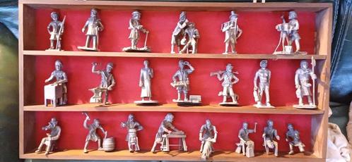 21 Statuettes professions en étain, Antiquités & Art, Antiquités | Étain, Enlèvement