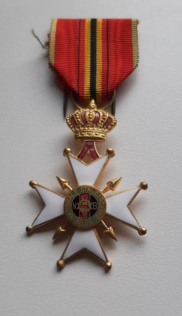 Kruis van de Nationale Strijdersbond België (NSB) beschikbaar voor biedingen