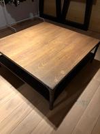 Prachtige salontafel met stalen onderstel, Huis en Inrichting, Ophalen