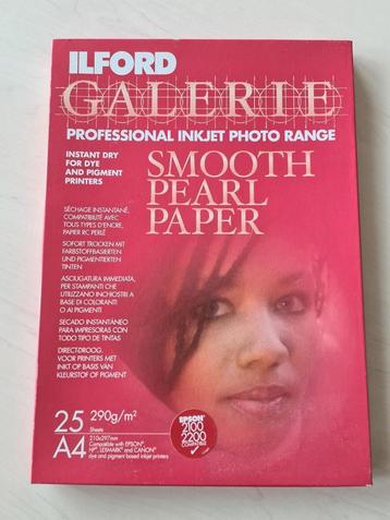 Papier photo Ilford Galerie 210x297mm Smooth Pearl Paper