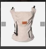 BYKAY draagzak beige/creme ribstof, Kinderen en Baby's, Babydragers en Draagdoeken, Ophalen of Verzenden, Zo goed als nieuw, Draagzak