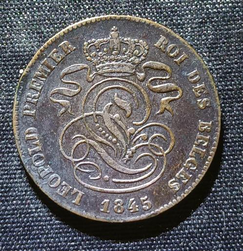 2 cent 1845 (met punt) - Leopold I, Postzegels en Munten, Munten | België, Losse munt, Verzenden