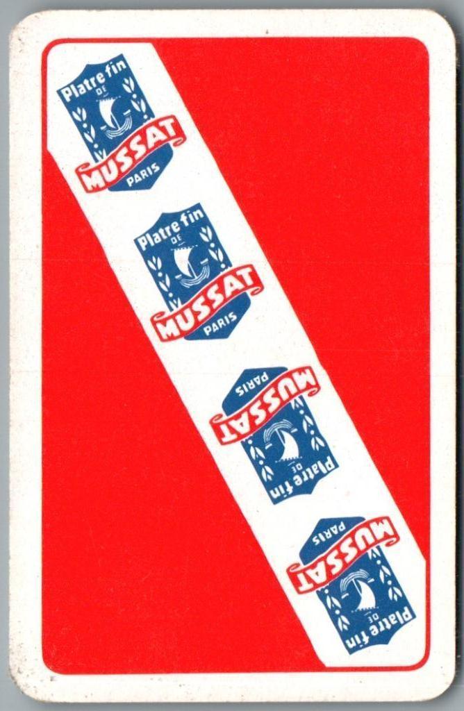 speelkaart - LK13312 - Mussat, fijne plaaster, Verzamelen, Speelkaarten, Jokers en Kwartetten, Zo goed als nieuw, Speelkaart(en)