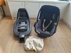 Set: Maxi Cosi + Iso-fix family 3 + beschermhoes, Ophalen, Gebruikt, Isofix, 0 t/m 13 kg