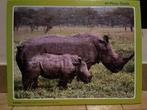 Puzzel neushoorn 40 stukjes, Ophalen, 10 tot 50 stukjes, Zo goed als nieuw