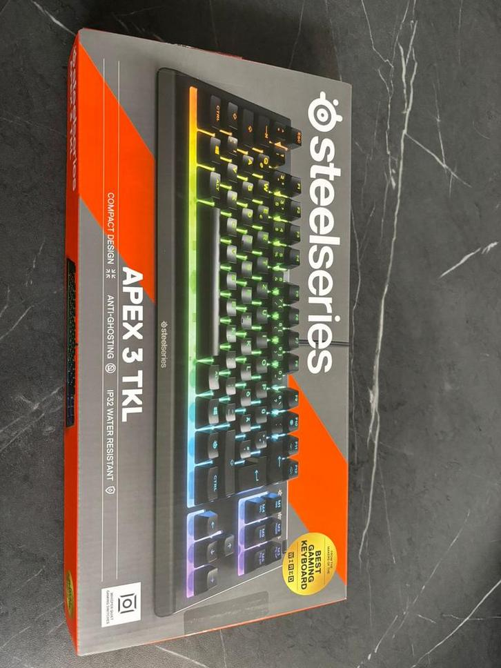 Steelseries APEX 3 TKL, Computers en Software, Toetsenborden, Azerty, Bedraad, Ophalen of Verzenden