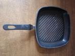 Poêle carrée à griller Alluflon, Enlèvement ou Envoi, Utilisé, Poêle à frire ou Sauteuse, Plaque céramique