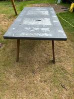 Stevige tuintafel om op te knappen, Tuin en Terras, Ophalen, Gebruikt