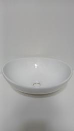 Ovale wastafel op aanrecht, Huis en Inrichting, Ophalen, Ovaal