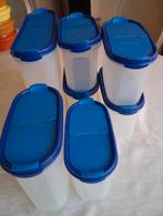 7 Bocaux de rangement Tupperware avec couvercles, Enlèvement ou Envoi, Comme neuf