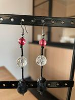 Leuke oorbellen, Handtassen en Accessoires, Oorbellen, Overige materialen, Zwart, Ophalen of Verzenden, Hangers