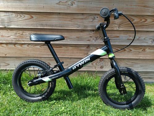 Draisienne 12" Btwin Runride 900 noir/jaune, Kinderen en Baby's, Speelgoed | Buiten | Voertuigen en Loopfietsen