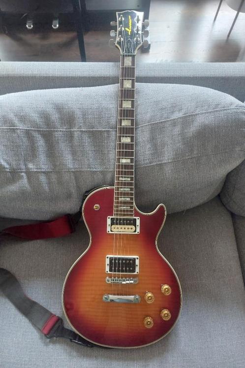 Luxor Les Paul Custom Cherryburst Peter Green OOP, Muziek en Instrumenten, Snaarinstrumenten | Gitaren | Elektrisch, Gebruikt