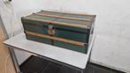 oude kofferbak kleur groen afmetingen 110cmx50cm c45