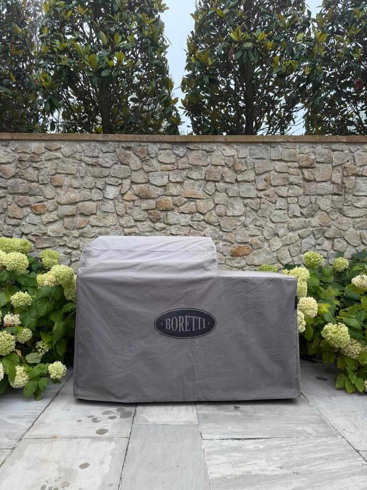 Boretti Luciano - Wit + Hoes, Tuin en Terras, Gasbarbecues, Gebruikt, Ophalen