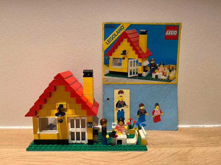 Lego vintage legoland weekend cottage (6360), Kinderen en Baby's, Speelgoed | Duplo en Lego, Gebruikt, Lego, Complete set, Ophalen of Verzenden