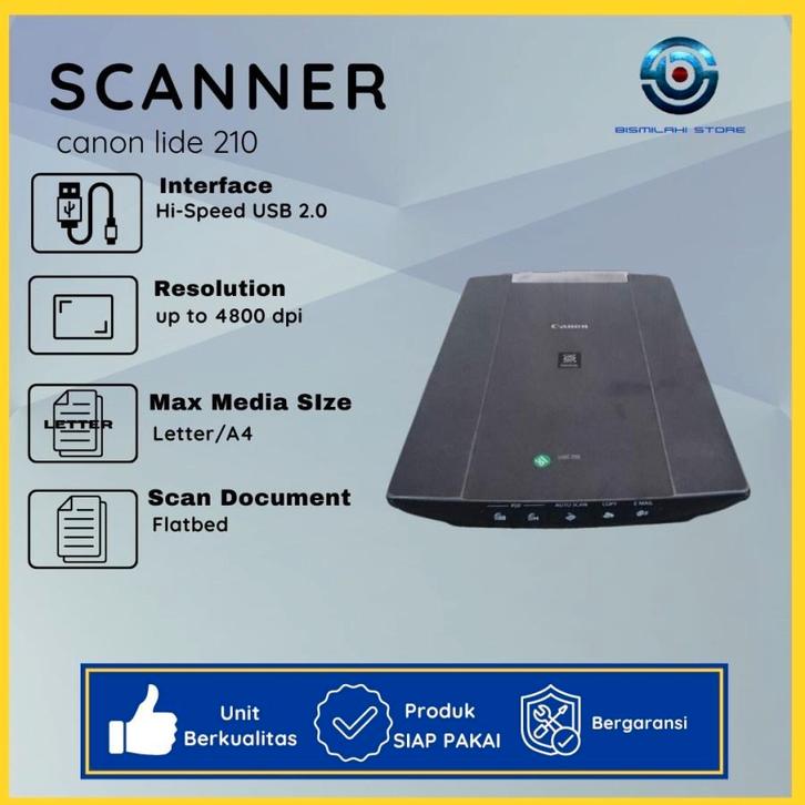 Cannon Lide 210-scanner, Computers en Software, Scanners, Gebruikt, Flatbedscanner, Windows, Ophalen of Verzenden