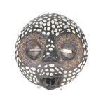 Masque Africain Intemporel : Art Décoratif en Perles, Antiquités & Art, Enlèvement ou Envoi