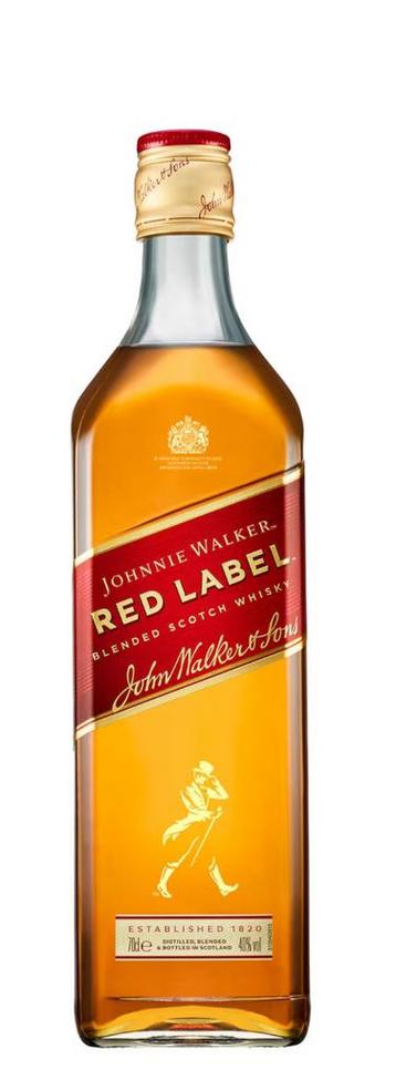 Red Label Johnnie Walker 70cl whisky 12€/bouteille  beschikbaar voor biedingen