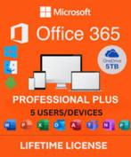 Office 365 Professional Plus à vie — Appareils OneDrive de 5, Enlèvement ou Envoi, MacOS, Neuf