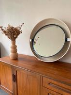 Miroir vintage Allibert rond rétro éclairé, Ophalen, Gebruikt, Rond, Minder dan 100 cm