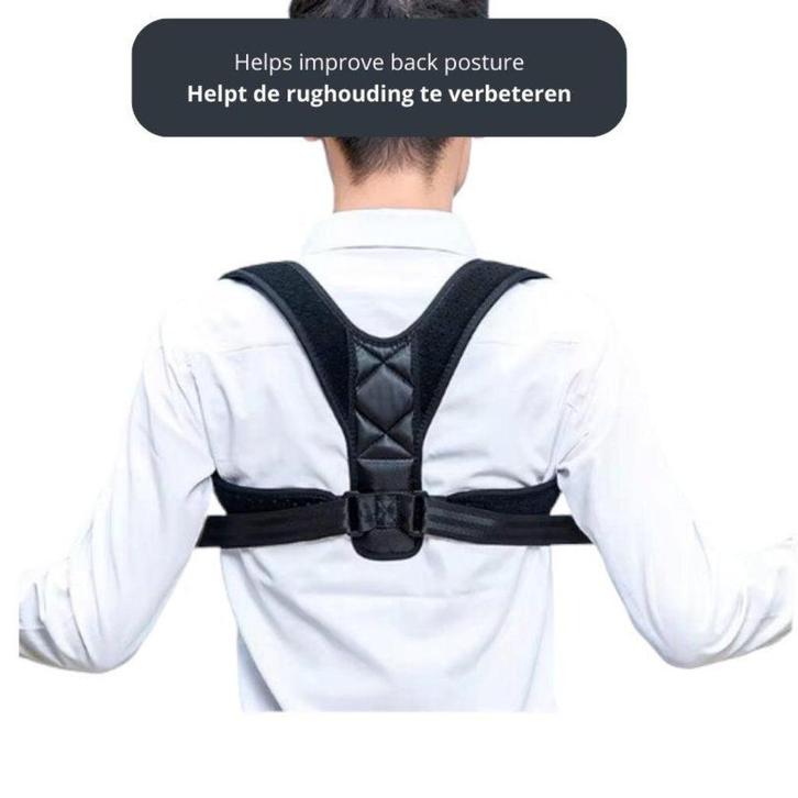 Rug rechthouder posture corrector back brace small / medium, Diversen, Braces, Nieuw, Ophalen of Verzenden