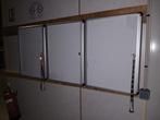 70€ VOOR 3 METALEN BEELDSCHERMEN 51x68 MET SLEUTELS, Ophalen