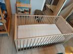 Kinderbedje met matras en hoeslakentje - 3 standen, Ophalen, Zo goed als nieuw