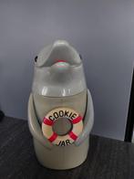 Vintage 1996 Flipper dolfijn cookie jar met geluid koekjespo, Ophalen of Verzenden, Gebruikt, Overige materialen, Pot, Bus of Blik