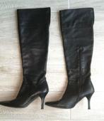 Bottes hautes en cuir noir - Frida - taille 40, Vêtements | Femmes, Noir, Porté, Frida, Enlèvement ou Envoi