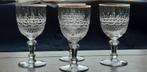 4 verres guillochés.Antiques,artisanat., Antiek en Kunst, Ophalen of Verzenden