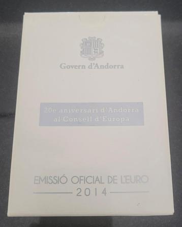 Andorre BE/Proof 2014-2020-2021 beschikbaar voor biedingen