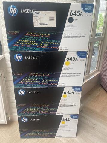 4 nieuwe toners HP C9730A-C9732A (HP 645A) HP 5500-5550 beschikbaar voor biedingen