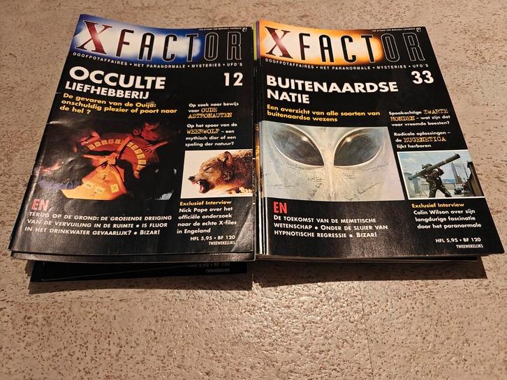 X FACTOR, Boeken, Tijdschriften en Kranten, Zo goed als nieuw, Ophalen