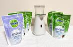 Dettol Foam Magic Automatische Zeepdispenser + 5 x navulling, Ophalen of Verzenden, Zo goed als nieuw, Wit, Overige typen